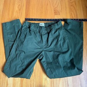 Pact Men's Dark Green Chinos